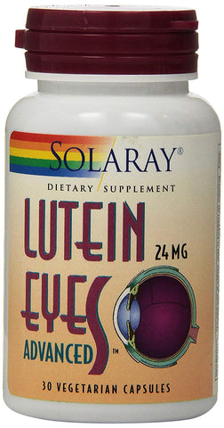 Solaray Advanced Lutein Eyes 24 Mg Bilberry & Blueberry-30 Veg Caps