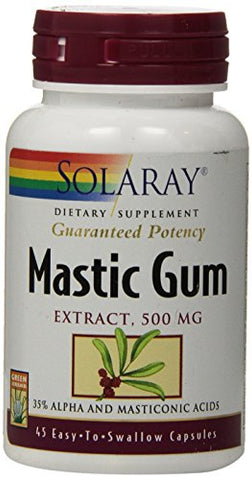 Solaray Mastic Gum Extract 500 Mg-45 Easy To Swallow Capsules