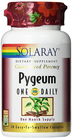 Solaray Pygeum One Daily-30 Vegetarian Capsules