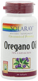 Solaray Oregano Oil 70% Carvacrol-60 Softgels