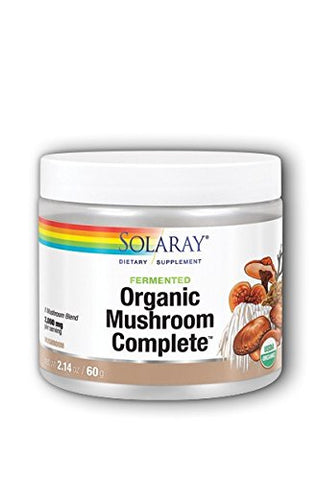 Solaray Organic Mushroom Complete 8 Mushroom Blend 2000 Mg-2.14 Oz