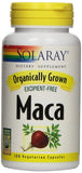 Solaray Organically Grown Maca 500 Mg-100 Vegetarian Capsules