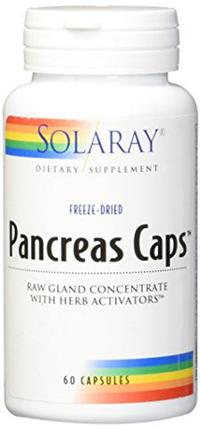 Solaray Pancreas Caps Freeze-Dried-60 Capsules