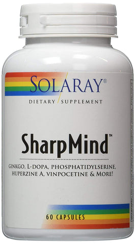 Solaray Sharp Mind-60 Veg Capsules