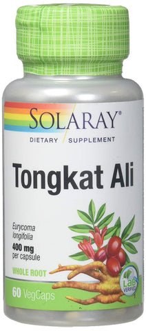 Solaray Tongkat Ali Eurycoma Longifolia 400 Mg-60 Veg Caps