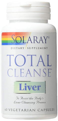 Solaray Total Liver Cleanse Dietary Supplement-60 Vegetarian Capsules