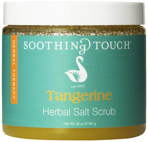 Soothing Touch Tangerine Herbal Salt Scrub Refreshing-20 Oz