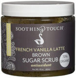 Soothing Touch Brown Sugar Scrub Antioxidant French Vanilla Latte-16 Oz