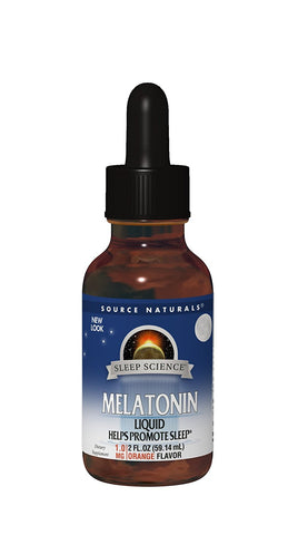 Source Naturals Melatonin 1 Mg Liquid Orange Flavor-2 oz