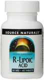 Source Naturals R-Lipoic Acid 50 Mg Dietary Supplement-60 Tablets