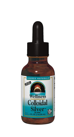 Source Naturals Wellness Colloidal Silver 30 PPM-4 Oz