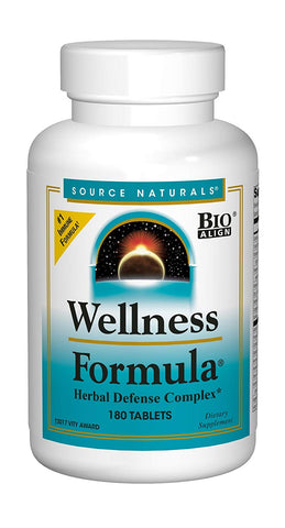 Source Naturals Wellness Formula-180 Tablets