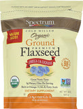 Spectrum Essentials Organic Ground Premium Flax Seed With Omega-3 & Lignans-24 Oz