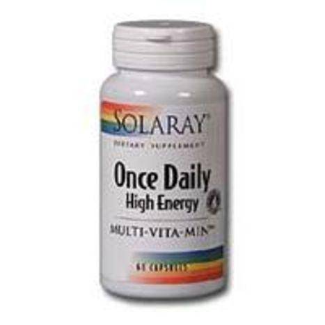 Solaray - Once Daily High Energy Multi-Vita-Min, Veg Cap (Btl-Plastic) - 30 Count