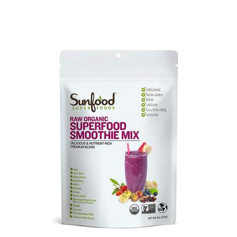 Sunfood Superfoods Raw Organic Superfood Smoothie Mix-8 Oz