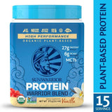 Sun Warrior Warrior Blend Plant Based Protein Vanilla Flavor-13.2 Oz