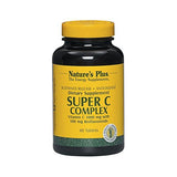 Natures Plus Super C Complex Vitamin C 1000 Mg With 500 Mg Bioflavonoids-60 Tablets