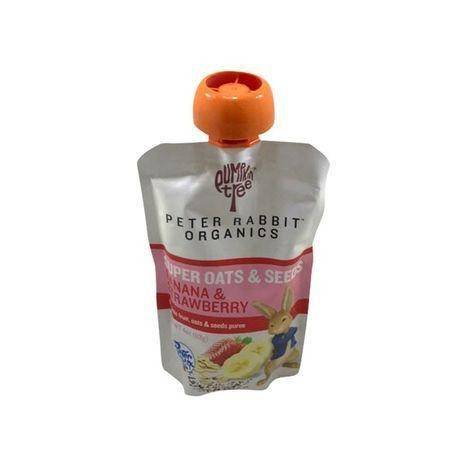 Peter Rabbit Organics Super Oats & Seeds, Banana & Strawberry - 4 Ounces