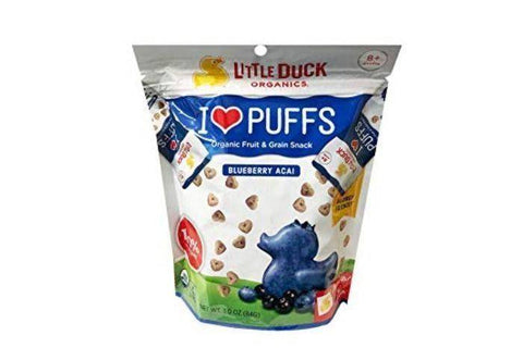 Little Duck Organic Blueberry Acai Puffs - 3 Ounces