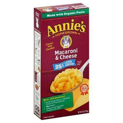Annies Macaroni & Cheese, Classic Mild Cheddar - 6 Ounces