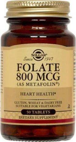 Solgar Folate 1,333 Mcg Dfe 800 mcg - 50 Tablets