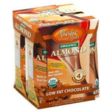 Pacific Natural Foods Organic Non-Dairy Beverage, Almond, Low Fat Chocolate - 4 Each