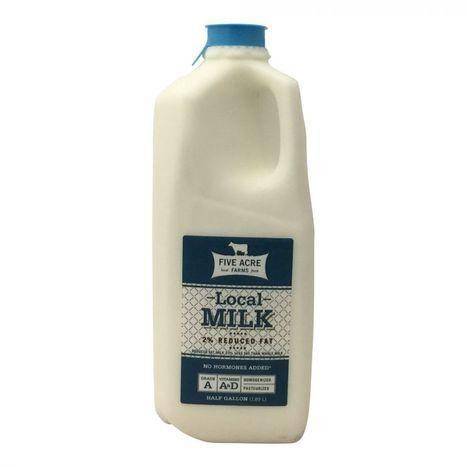 5 Acre Farms Reduced Fat Milk - 63.9 Ounces