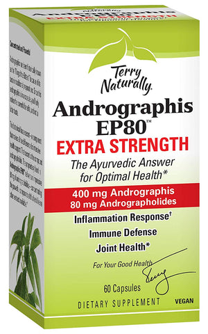 Terry Naturally Andrographis EP80 Extra Strength-60 Capsules