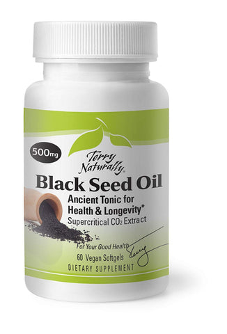 Terry Naturally Black Seed Oil Ancient Tonic For Health & Longevity-60 Vegan Softgels