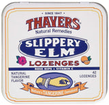 Thayers Slippery Elm Lozenges Tangerine Flavor-42 Lozenges