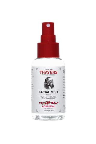 Thayers Witch Hazel Alcohol Free Facial Mist Rose Petal-3 Oz