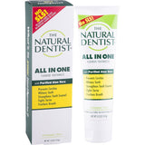 The Natural Dentist All In One Flouride Toothpaste With Aloe Vera Peppermint Twist-5 Oz