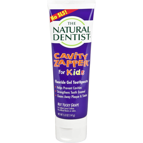 The Natural Dentist Cavity Zapper For Kids Flouride Gel Toothpaste-5 Oz