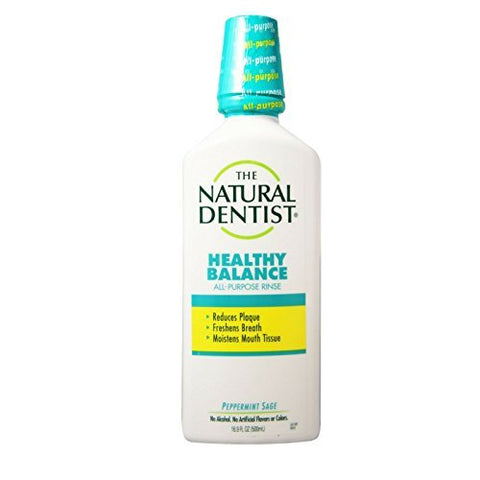 The Natural Dentist Healthy Balance Peppermint Sage-16.9 Oz