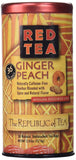 The Republic Of Tea Red Tea Ginger Peach 36 Unbleached Tea Bags-2.03 Oz