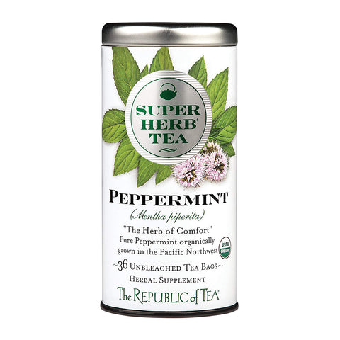 The Republic Of Tea Organic Peppermint 36 Unbleached Tea Bags-1.4 Oz