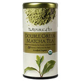 The Republic Of Tea Organic Double Green Matcha Tea 50 Unbleached Tea Bags-2.65 Oz