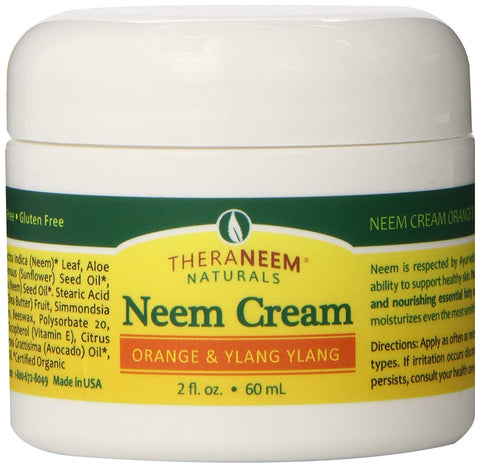 Theraneem Naturals Neem Cream Orange & Ylang Ylang-2 Oz