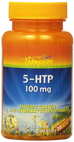 Thompson 5-HTP 100 Mg Once Daily-30 Vegetarian Capsules