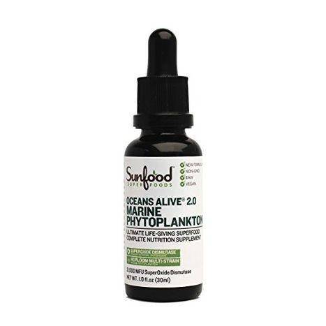 SunFood Ocean's Alive 2.0 Marine Phytoplankton - 1 Fluid Ounce