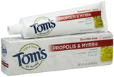 Tom's Of Maine Propolis & Myrrh Toothpaste Fennel Flouride Free-5.5 Oz