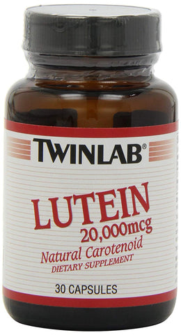 Twinlab Lutein Natural Carotenoid 20,000 Mcg-30 Capsules