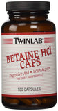 Twinlab Betaine HCL Caps With Pepsin-100 Capsules