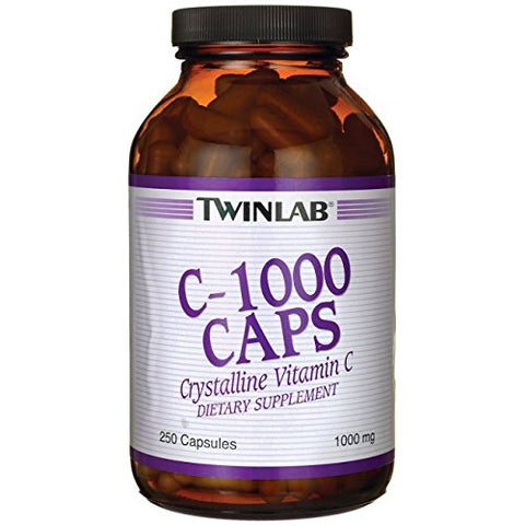 Twinlab C-1000 Caps Crystalline Vitamin C-250 Capsules