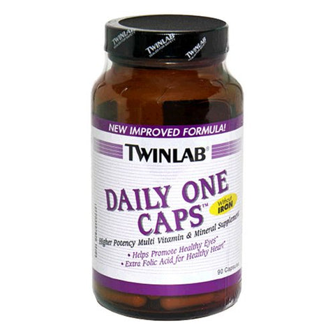 Twinlab Daily One Caps Multi Vitamin & Mineral Without Iron-90 Capsules