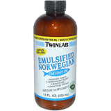 Twinlab Emulsified Norwegian Cod Liver Oil-12 Oz