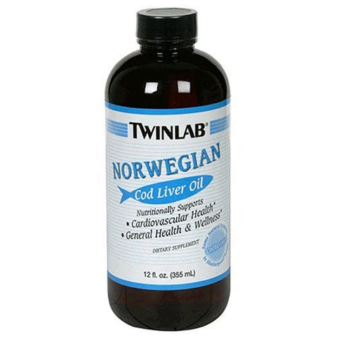 Twinlab Norwegian Cod Liver Cod Liver Oil  Unflavored-12 Oz