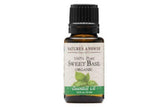 Nature's Answer 100% Pure Organic Sweet Basil Essential Oil - 0.5 Ounces