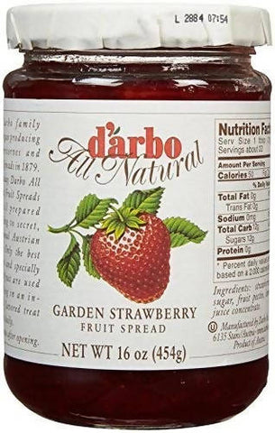 D'arbo Garden Strawberry Jam