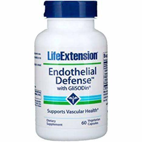 Life Extension Endothelial Defense with GliSODin - 60 Vegetarian Capsules